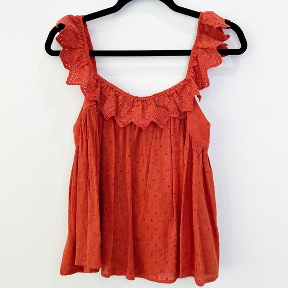 fashion on earth Tops - FASHION ON EARTH | Rust Tank Top Size S